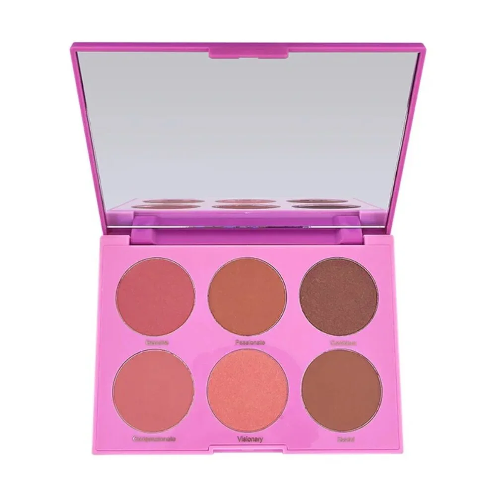 RealHer Blush Palette in Rose, Peach & Warm Brown